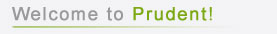 Welcome to Prudent